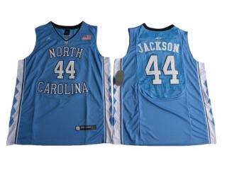 North Carolina Tar Heels 44 Justin Jackson College Basketball Jersey Blue