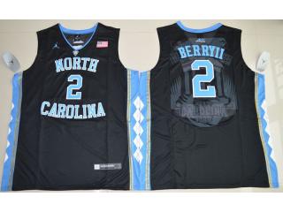 North Carolina Tar Heels 2 Joel Berry II College Basketball Jersey Black