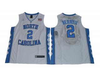 North Carolina Tar Heels 2 Joel Berry II College Basketball Jersey White