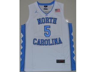 North Carolina Tar Heels 5 Marcus Paige College Basketball Jersey White