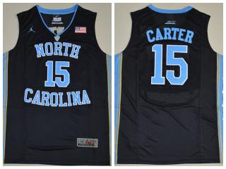 North Carolina Tar Heels 15 Vince Carter College Basketball Jersey Black