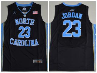 North Carolina Tar Heels 23 Michael Jordan College Basketball Jersey Black