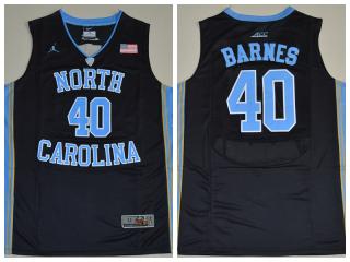 North Carolina Tar Heels 40 Harrison Barnes College Basketball Jersey Black