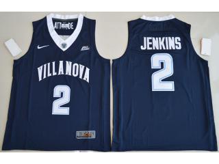 Villanova Wildcats 2 Kris Jenkins College Basketball Jersey Navy Blue