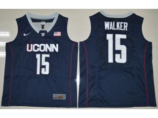 Uconn Huskies 15 Kemba Walker College Basketball Jersey Navy Blue