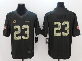 Miami Dolphins 23 Jay Ajayi Anthracite Salute To Service Limited Jersey