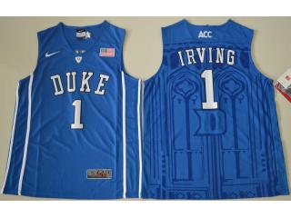 Duke Blue Devils 1 Kyrie Irving V Neck College Basketball Jersey