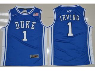 Duke Blue Devils 1 Kyrie Irving V Neck College Basketball Jersey