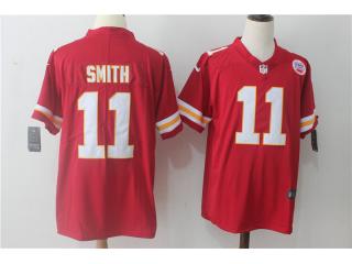Kansas City Chiefs 11 Alex Smith Football Jersey Legend Red