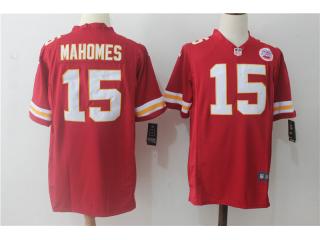 Kansas City Chiefs 15 Patrick Mahomes Football Jersey Red Fan Edition