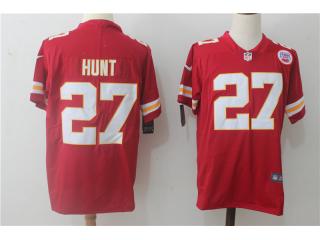 Kansas City Chiefs 27 Kareem Hunt Football Jersey Legend Red