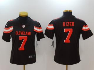 Women Cleveland Browns 7 DeShone Kizer Football Jersey Legend Brown
