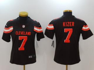 Women Cleveland Browns 7 DeShone Kizer Football Jersey Legend Brown
