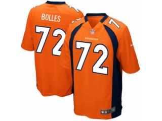 Denver Broncos 72 Garett Bolles Football Jersey Orange