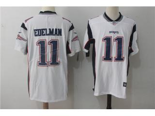 New England Patriots 11 Julian Edelman Football Jersey Legend White