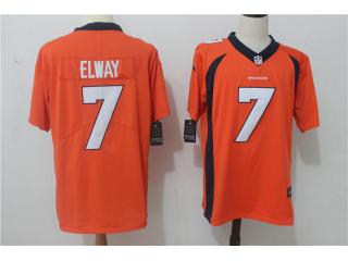 Denver Broncos 7 John Elway Football Jersey Legend Orange