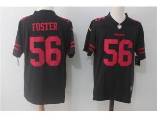 San Francisco 49ers 56 Reuben Foster Football Jersey Legend Black