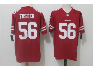 San Francisco 49ers 56 Reuben Foster Football Jersey Legend Red