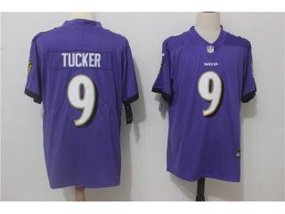 Baltimore Ravens 9 Justin Tucker Football Jersey Legend purple