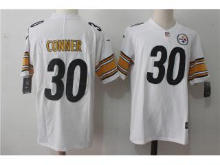 Pittsburgh Steelers 30 James Conner Football Jersey Legend White