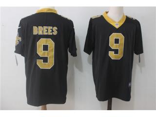 New Orleans Saints 9 Drew Brees Football Jersey Legend Black