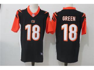 Cincinnati Bengals 18 A.J. Green Football Jersey Legend Black