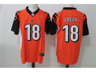 Cincinnati Bengals 18 A.J. Green Football Jersey Legend Orange