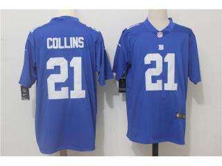 New York Giants 21 Landon Collins Football Jersey Legend Blue