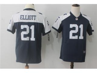 Youth Dallas Cowboys 21 Ezekiel Elliott Football Jersey Legend Navy Blue