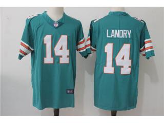 Miami Dolphins 14 Jarvis Landry Football Jersey Legend Apple green