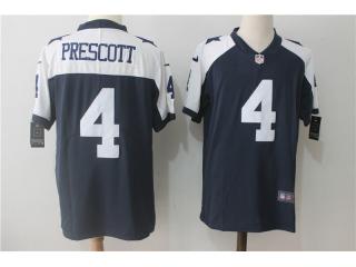 Dallas Cowboys 4 Dak Prescott Football Jersey Legend Navy Blue