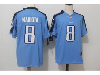 Tennessee Titans 8 Marcus Mariota Football Jersey Legend Light blue