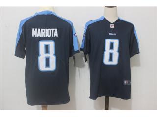 Tennessee Titans 8 Marcus Mariota Football Jersey Legend Black