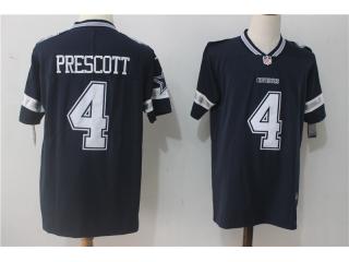 Dallas Cowboys 4 Dak Prescott Football Jersey Legend Navy Blue
