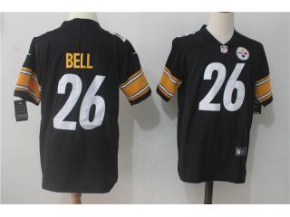 Pittsburgh Steelers 26 LeVeon Bell Football Jersey Legend Black