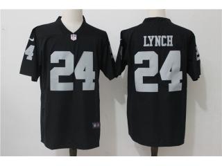 Oakland Raiders 24 Marshawn Lynch Football Jersey Legend Black