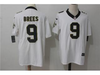 New Orleans Saints 9 Drew Brees Football Jersey Legend White