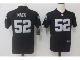 Youth Oakland Raiders 52 Khalil Mack Football Jersey Legend Black