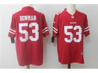 San Francisco 49ers 53 NaVorro Bowman Football Jersey Legend Red