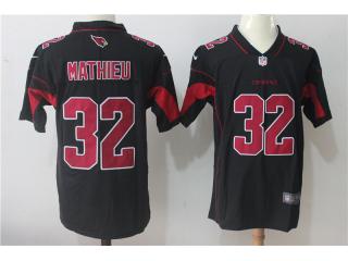 Arizona Cardinals 32 Tyrann Mathieu Football Jersey Black Red word