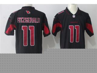 Arizona Cardinals 11 Larry Fitzgerald Football Jersey Black Red word