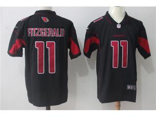 Arizona Cardinals 11 Larry Fitzgerald Football Jersey Black Red word
