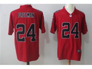 Atlanta Falcons 24 Devonta Freeman Red Color Rush Limited Jersey