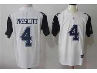 Dallas Cowboys 4 Dak Prescott Football Jersey Legend White