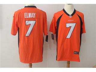 Denver Broncos 7 John Elway Football Jersey Orange