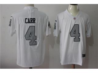 Oakland Raiders 4 Derek Carr Football Jersey Legend White