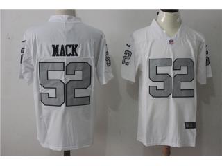 Oakland Raiders 52 Khalil Mack Football Jersey Legend White