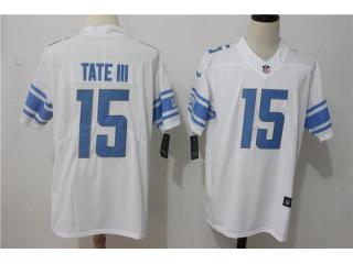 Detroit Lions 15 Golden Tate III Football Jersey Legend White