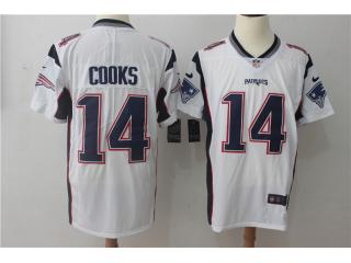 New England Patriots 14 Brandin Cooks Football Jersey Legend White