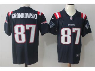 New England Patriots 87 Rob Gronkowski Football Jersey Legend Navy Blue